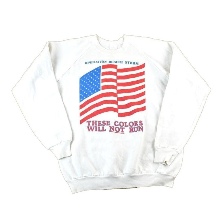 Vintage 1991 Operation Desert Storm Military Crewneck Sweatshirt Men's Large from propervintagecanada