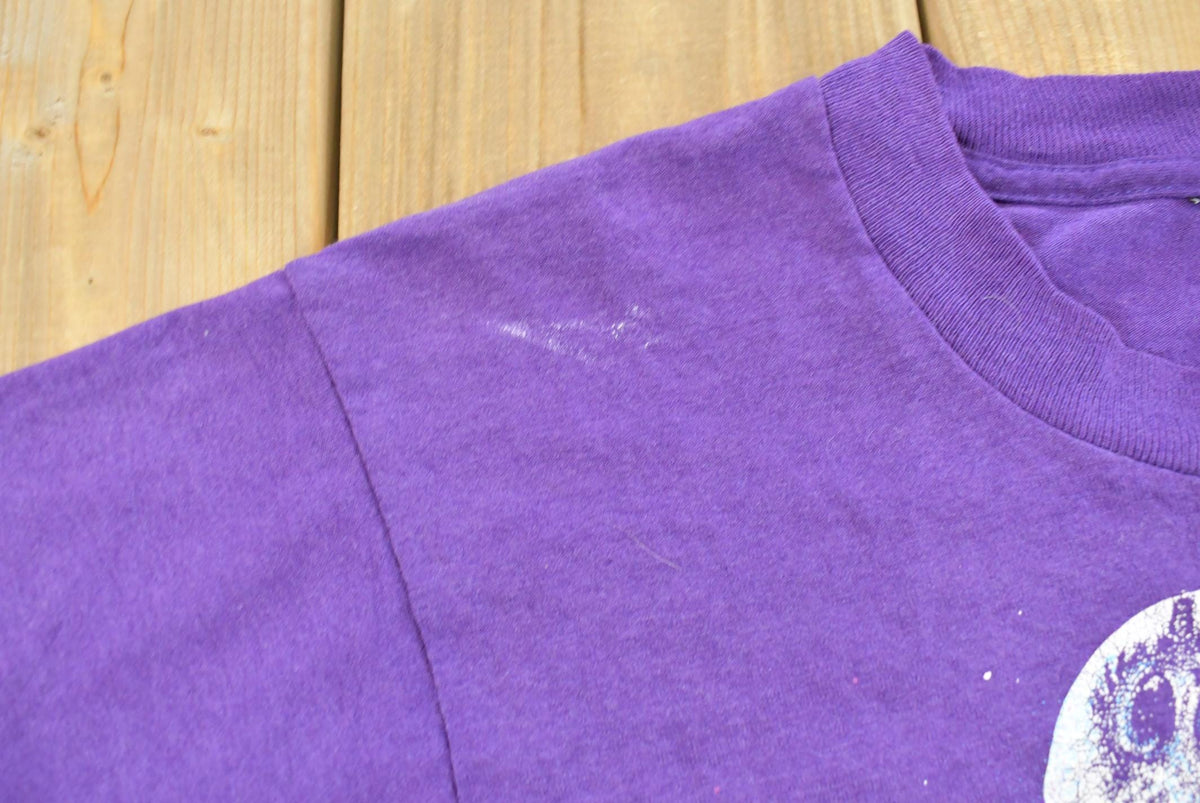 Vintage 1991 Rag Tops Black Hills Wolf Souvenir T-Shirt Men's S from propervintagecanada