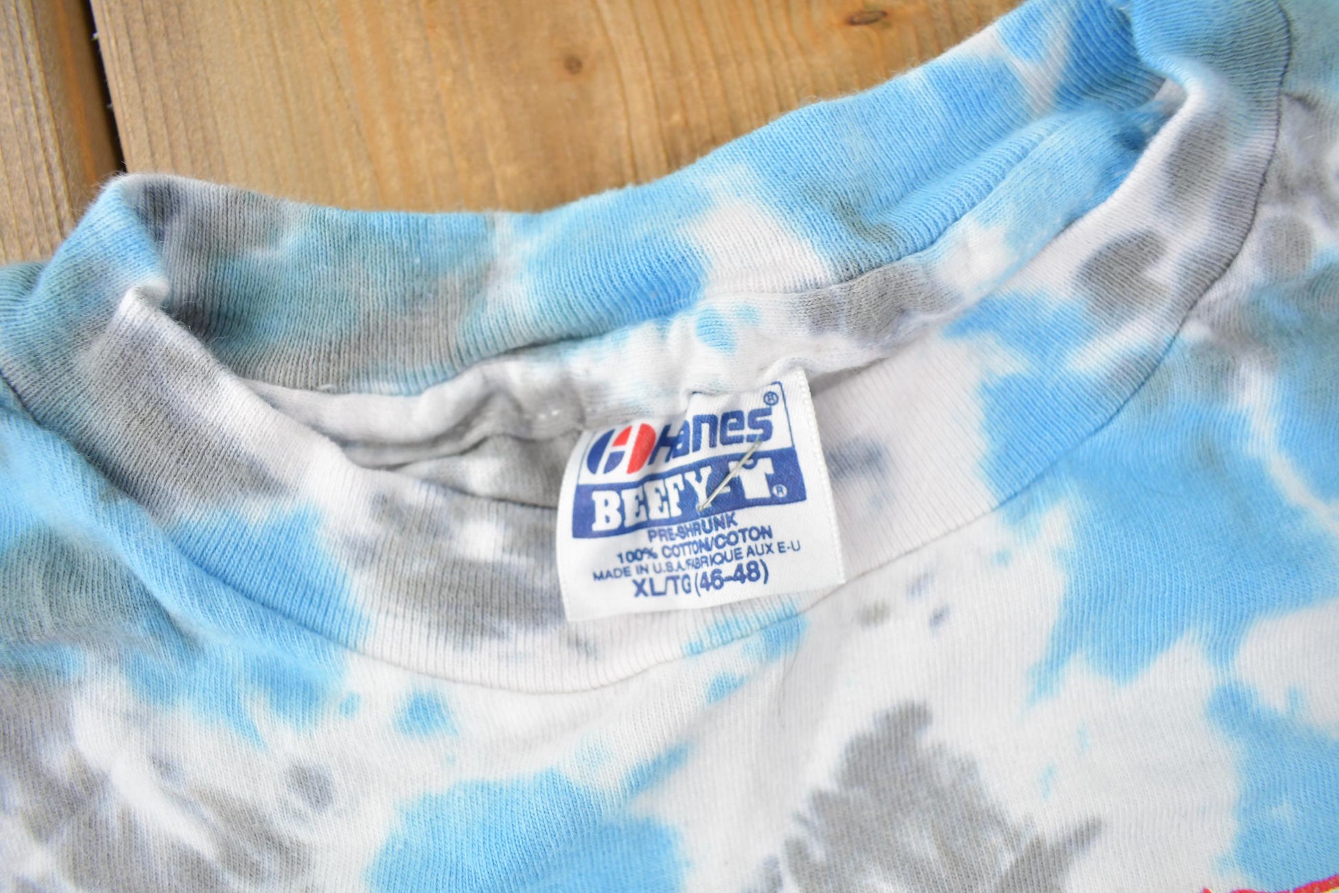Vintage 1991 Rick Griffin Psychedelic Artwork Tie Dye Graphic T-Shirt Made In USA from propervintagecanada