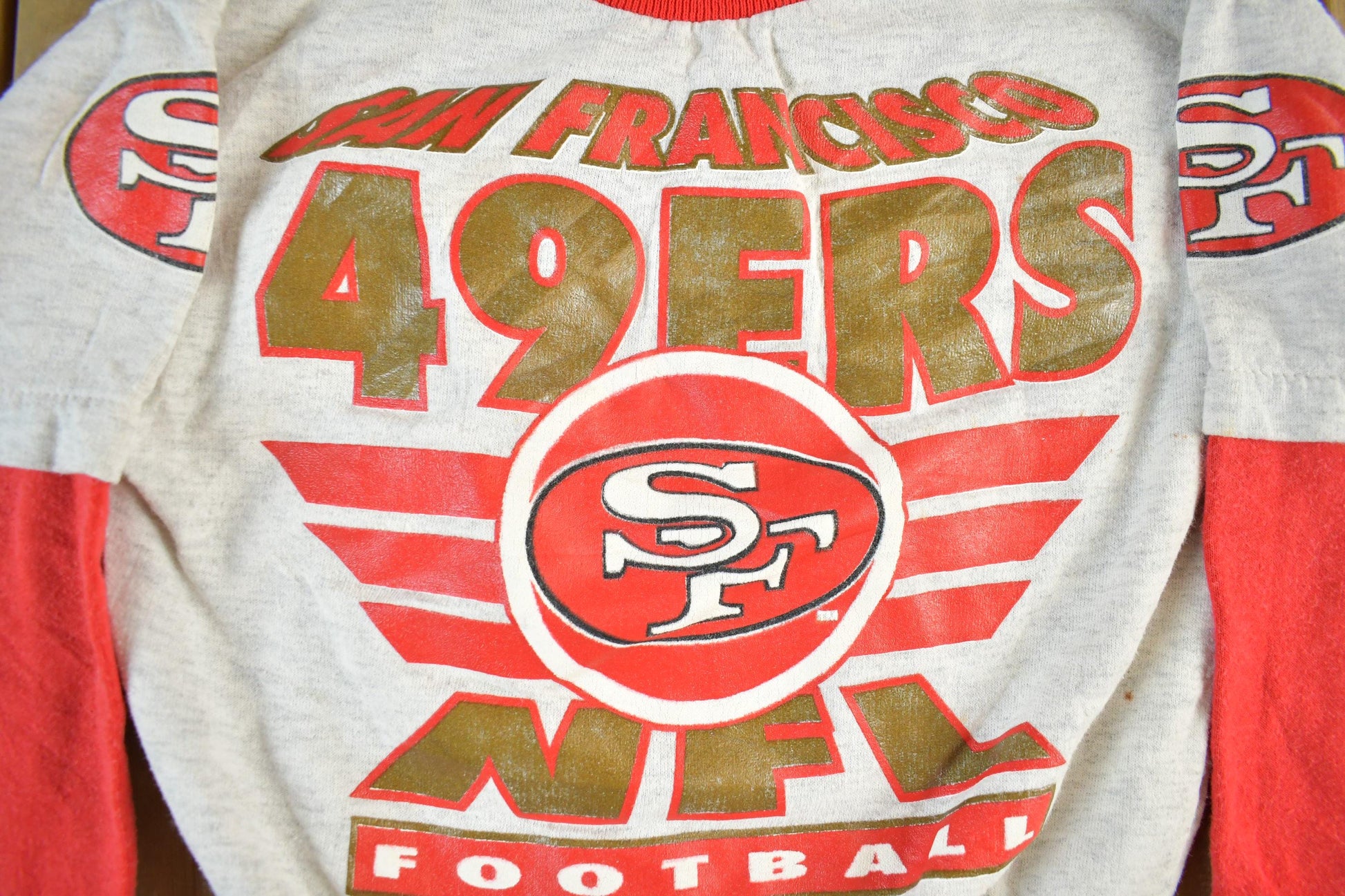 Vintage 1991 San Francisco 49ers Graphic Crewneck Sweatshirt Toddler Size 7 from propervintagecanada