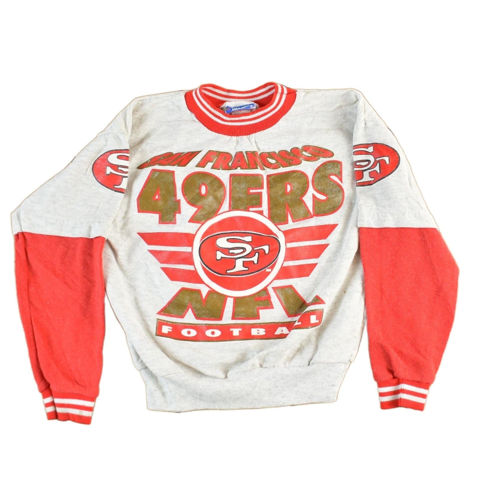Vintage 1991 San Francisco 49ers Graphic Crewneck Sweatshirt Toddler Size 7 from propervintagecanada