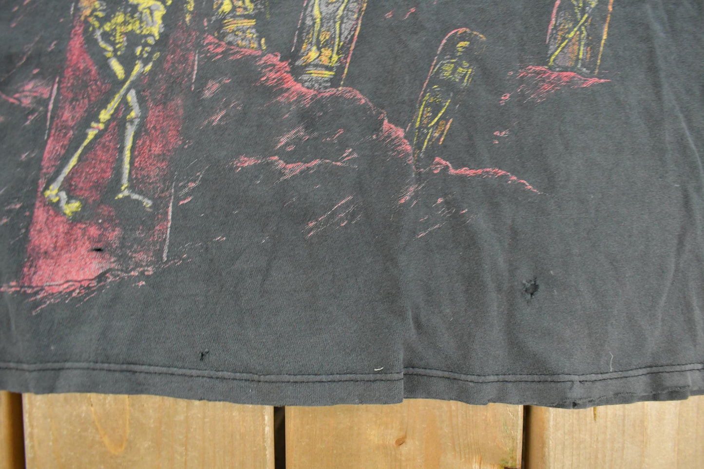 Vintage 1991 Slayer Seasons in the Abyss Tour Thrashed Band T-Shirt Men's XL from propervintagecanada