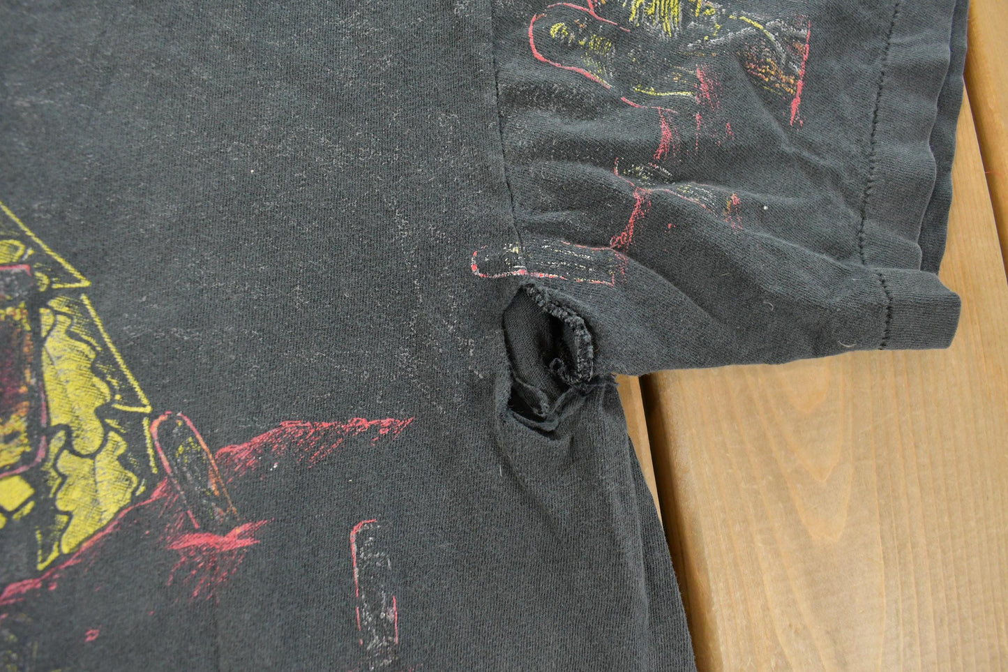 Vintage 1991 Slayer Seasons in the Abyss Tour Thrashed Band T-Shirt Men's XL from propervintagecanada