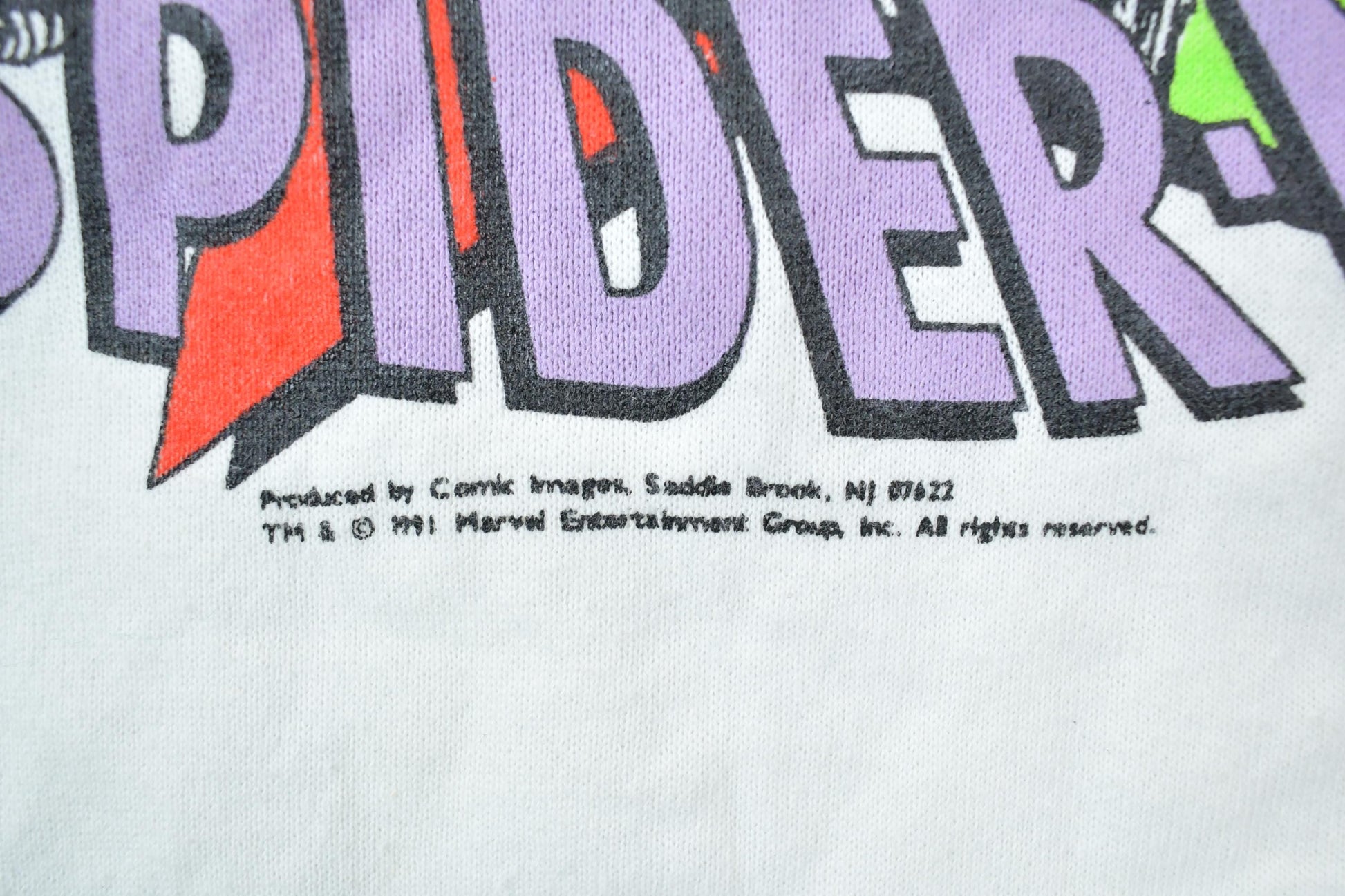 Vintage 1991 Spiderman Crewneck Men's XL from propervintagecanada
