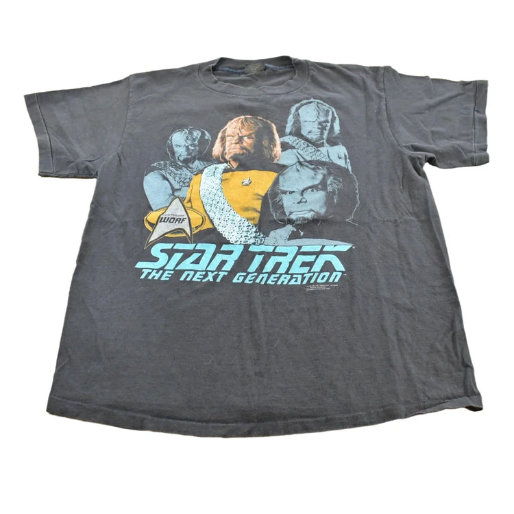 Vintage 1991 Star Trek TV Promo T-shirt Men's Large from propervintagecanada
