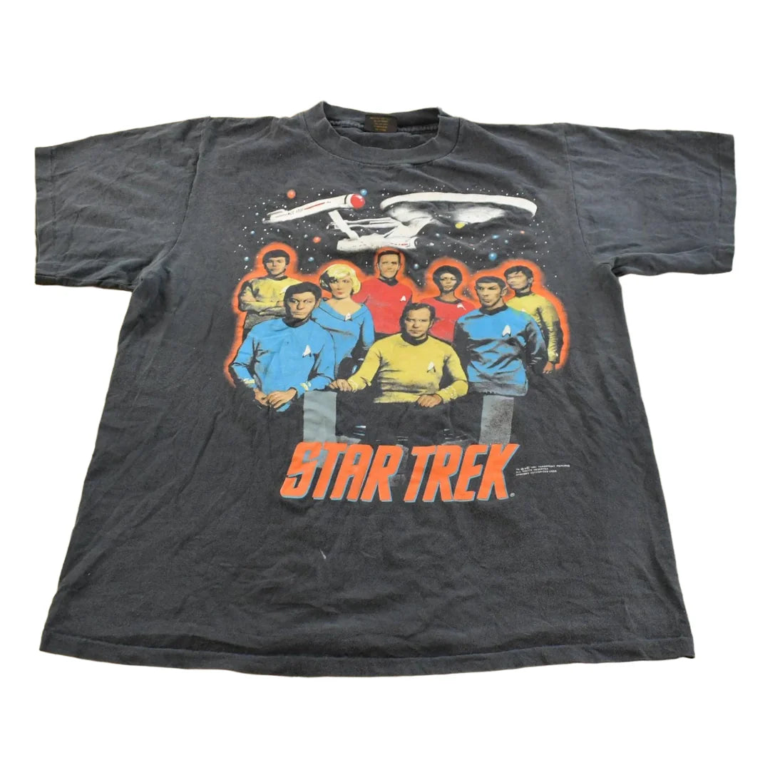 Vintage 1991 Star Trek TV Promo T-shirt Men's Large from propervintagecanada