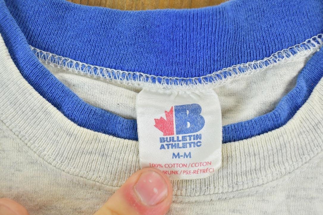 Vintage 1991 Toronto Maple Leafs Double Collar NHL Graphic T-Shirt Men's Medium from propervintagecanada