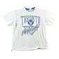 Vintage 1991 Toronto Maple Leafs Double Collar NHL Graphic T-Shirt Men's Medium from propervintagecanada