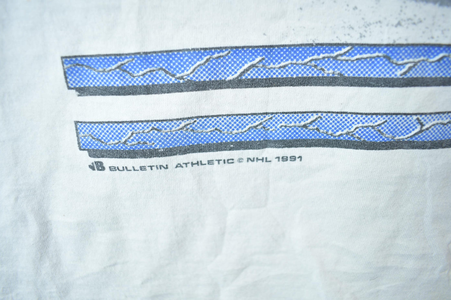 Vintage 1991 Toronto Maple Leafs NHL All Over Print Graphic T-Shirt Men's XL from propervintagecanada