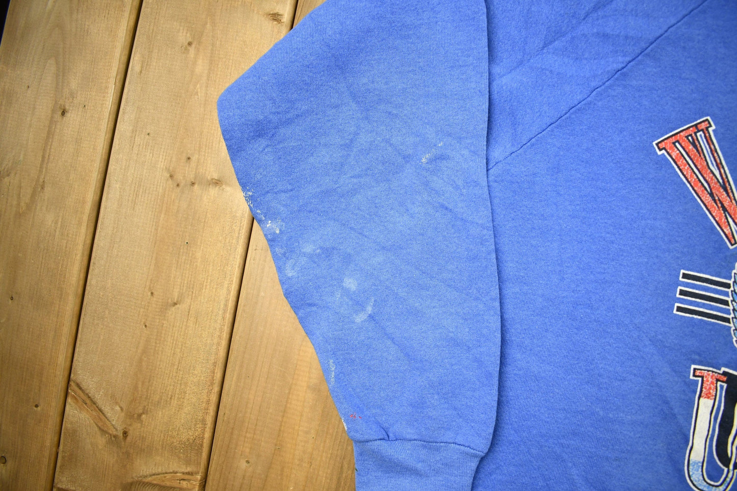 Vintage 1991 Wal-Mart USA Proud Raglan Crewneck Sweatshirt Men's Medium from propervintagecanada