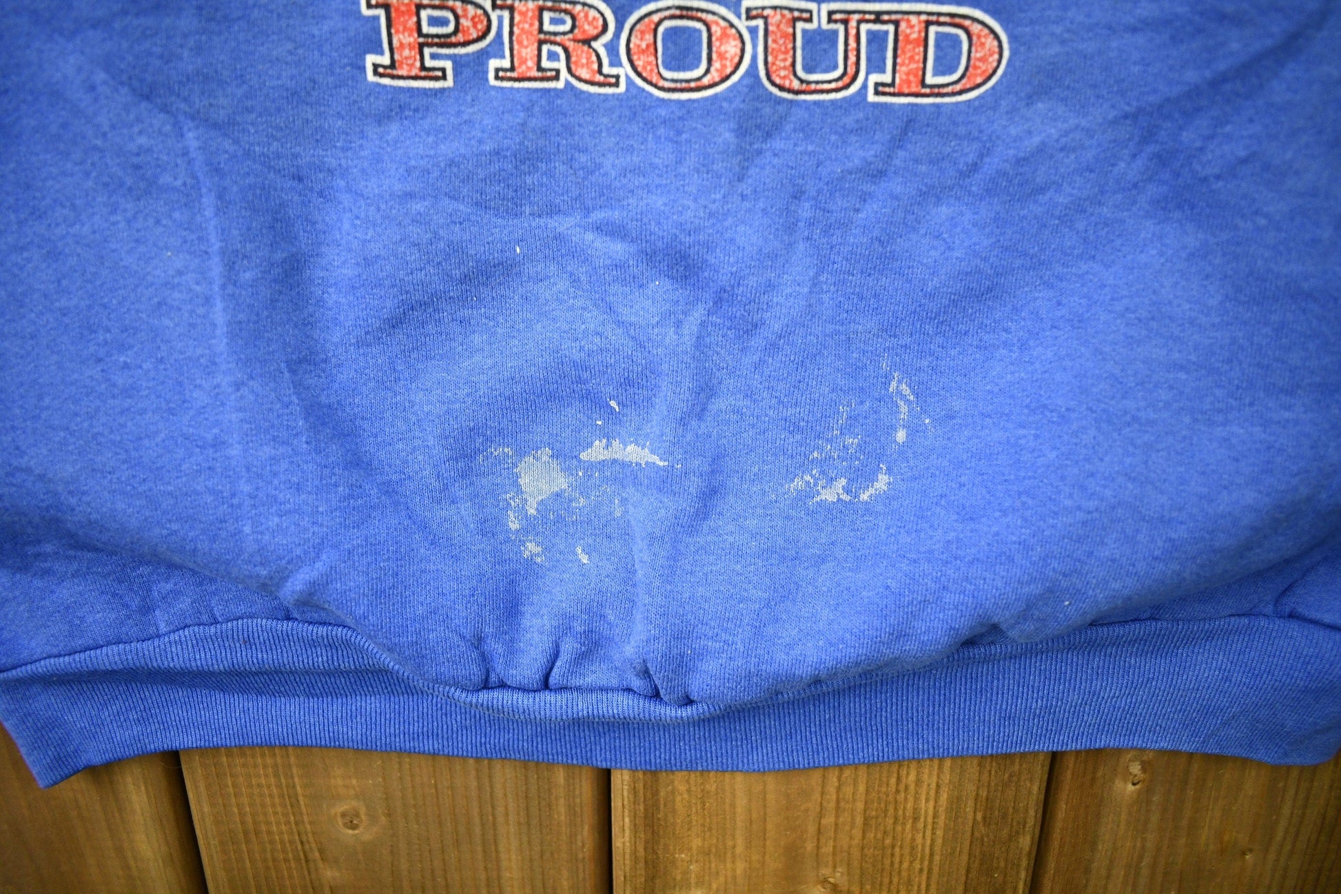 Vintage 1991 Wal-Mart USA Proud Raglan Crewneck Sweatshirt Men's Medium from propervintagecanada