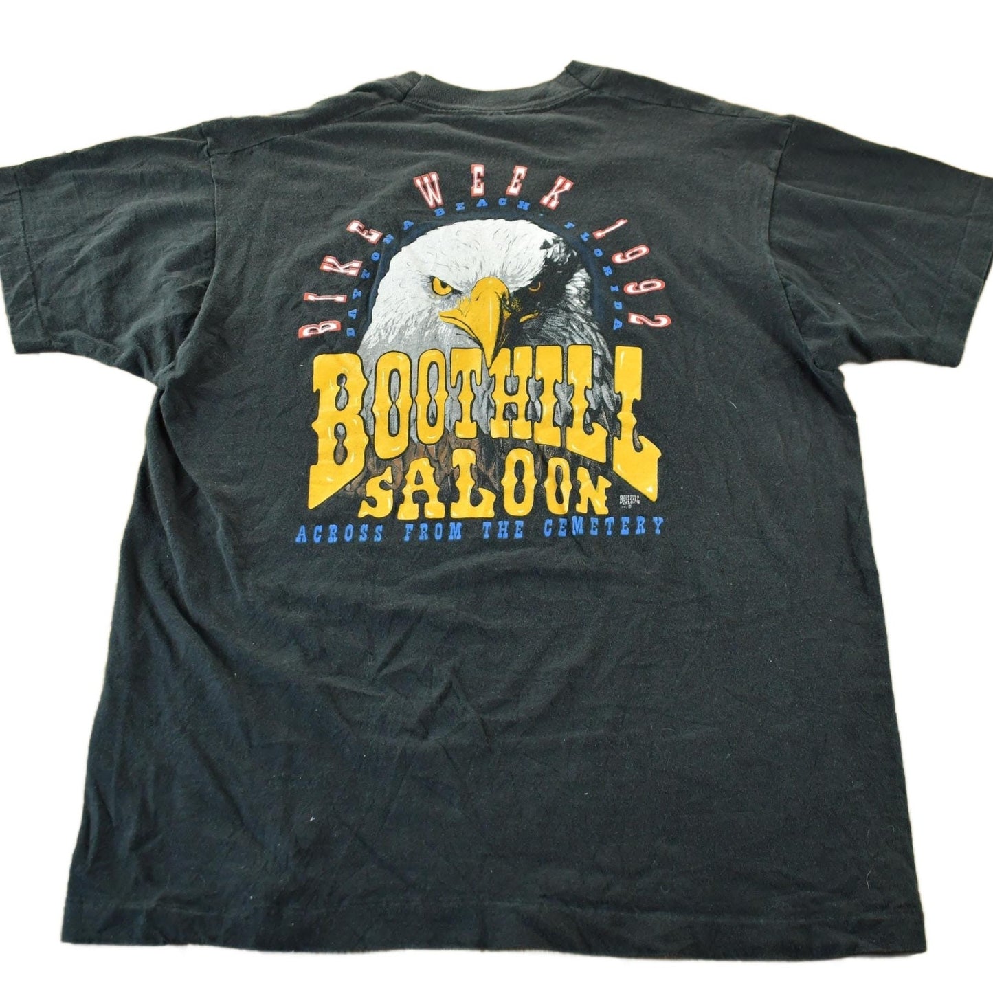Vintage 1992 Bike Week Boot Hill Saloon T-Shirt Made In USA from propervintagecanada