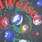Vintage 1992 Budweiser Billiards Pool All Over Print Graphic T-Shirt Men's Large from propervintagecanada