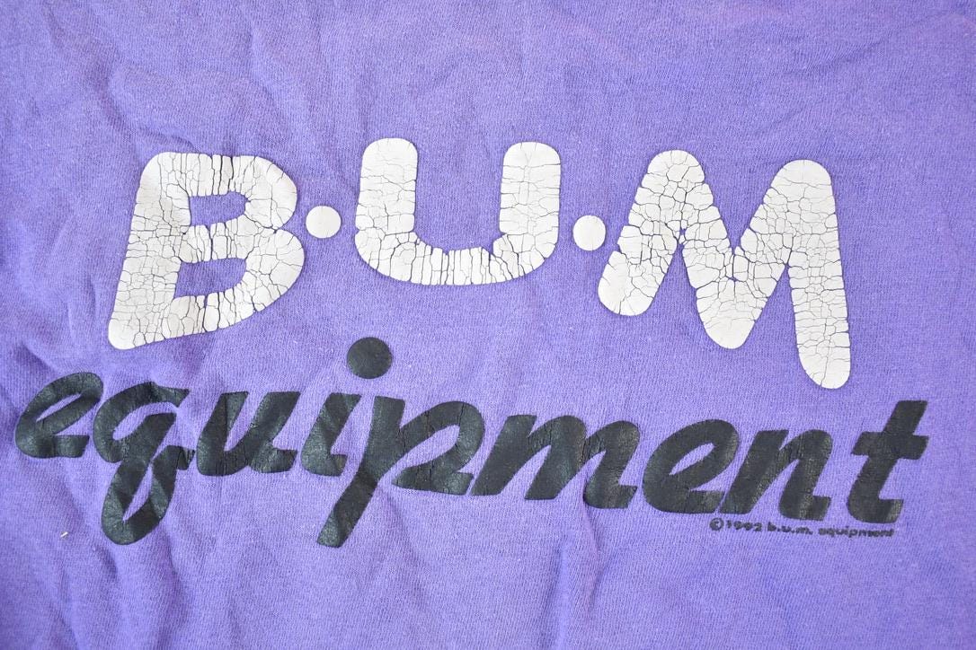 Vintage 1992 Bum Equipment Souvenir Crewneck Sweatshirt Made In USA Men's XL from propervintagecanada