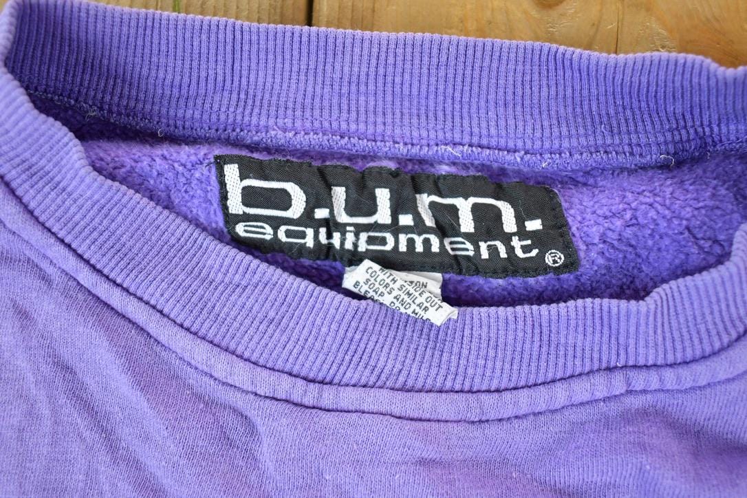 Vintage 1992 Bum Equipment Souvenir Crewneck Sweatshirt Made In USA Men's XL from propervintagecanada