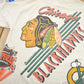 Vintage 1992 Chicago Blackhawks NHL All Over Print Graphic T-Shirt Men's Large from propervintagecanada