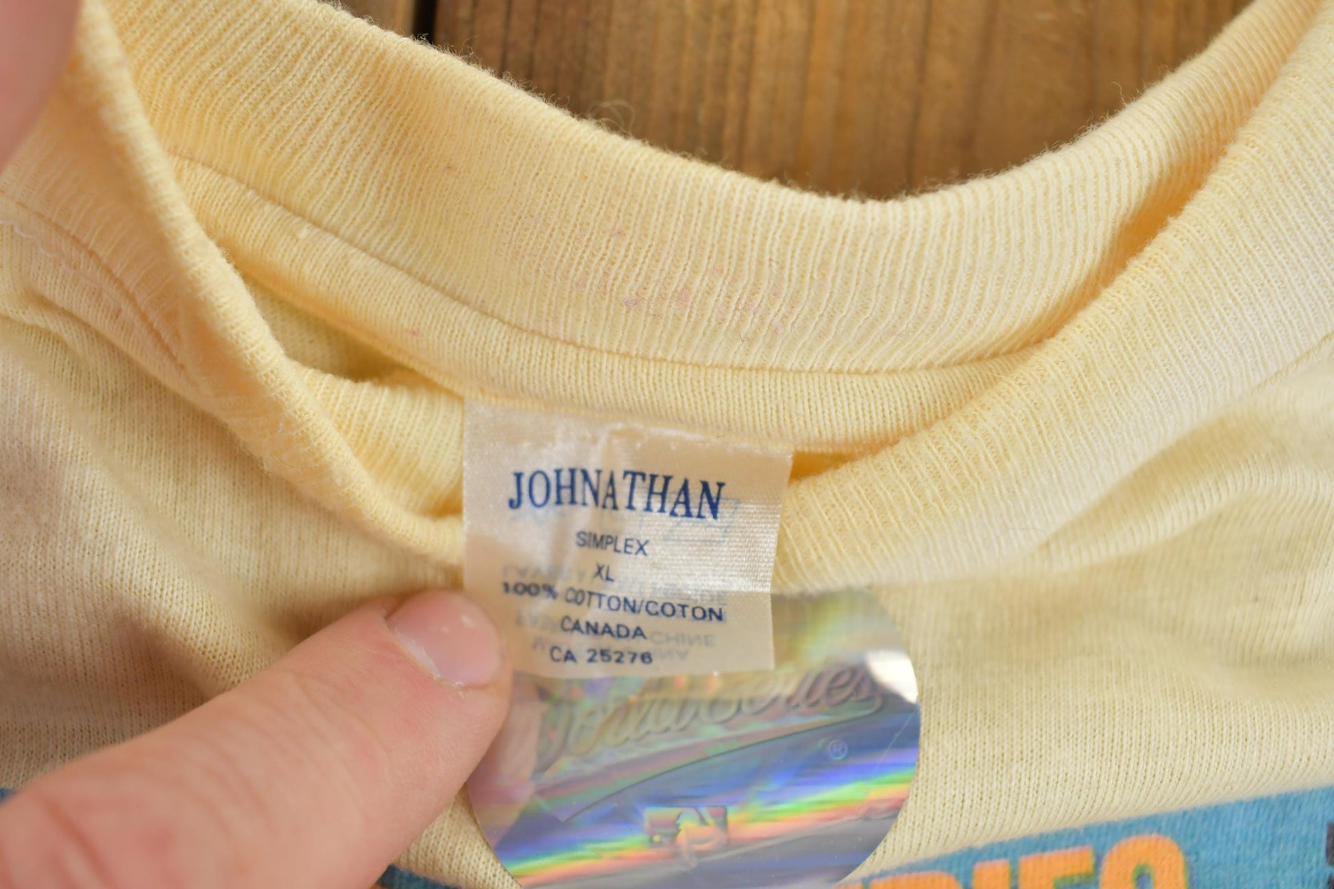 Vintage 1992 Deadstock Toronto Blue Jays World Series Sunday Star MLB Souvenir T-Shirt Men's XL from propervintagecanada