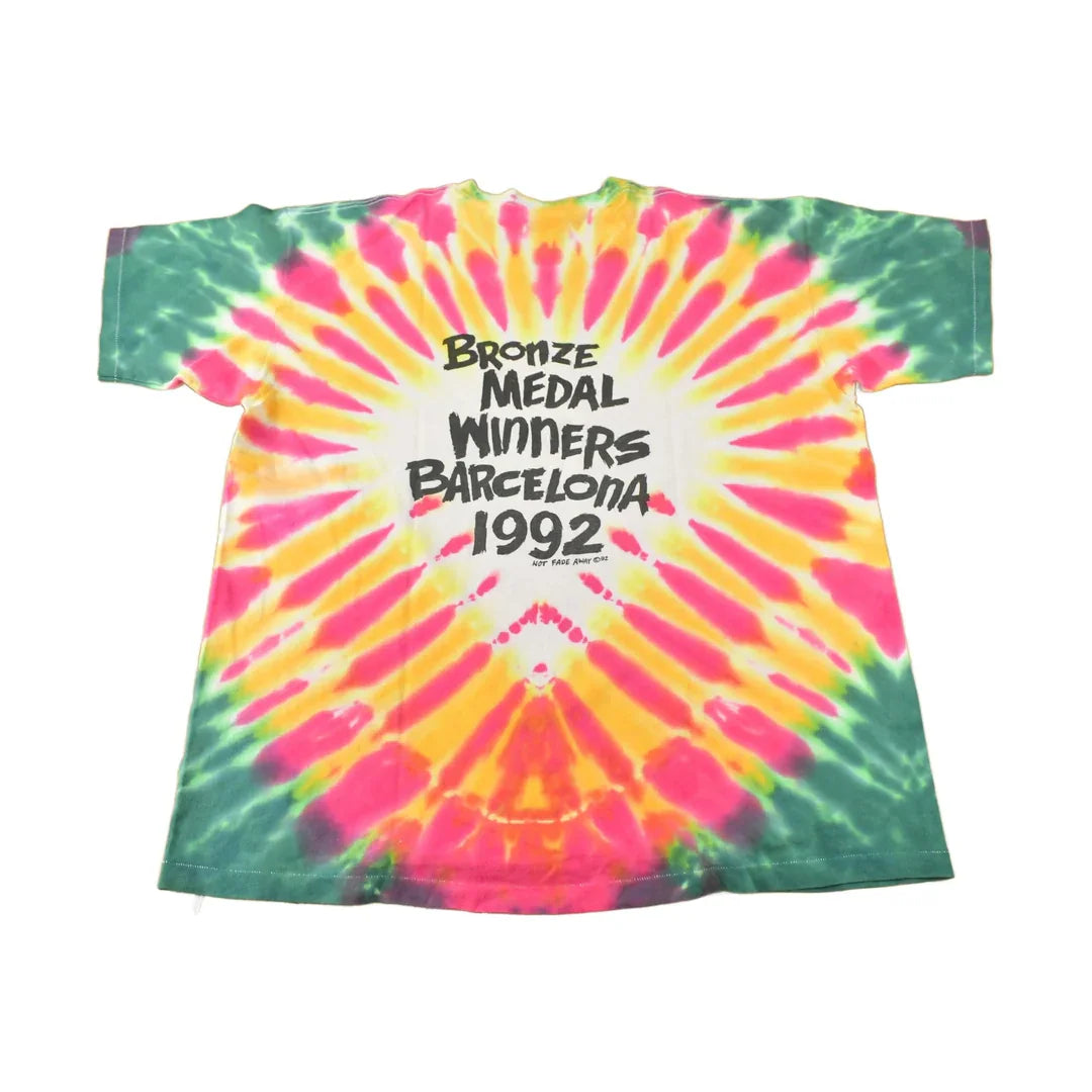 Vintage 1992 Grateful Dead Lithuania Barcelona All Over Print Band T-shirt from propervintagecanada