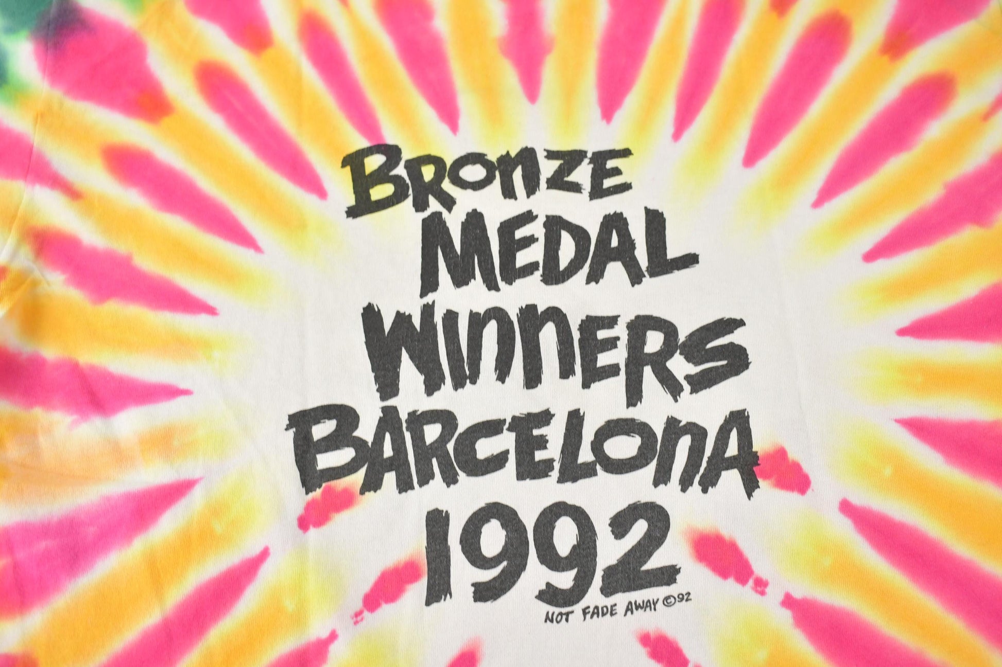 Vintage 1992 Grateful Dead Lithuania Barcelona All Over Print Band T-shirt from propervintagecanada