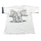 Vintage 1992 Harlequin Elephants Asia Africa Animal T-Shirt Mens L from propervintagecanada