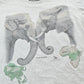 Vintage 1992 Harlequin Elephants Asia Africa Animal T-Shirt Mens L from propervintagecanada