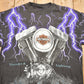 Vintage 1992 Harley Davidson Motorcycles Thunder & Lightning All Over Print T-Shirt Men's Medium from propervintagecanada