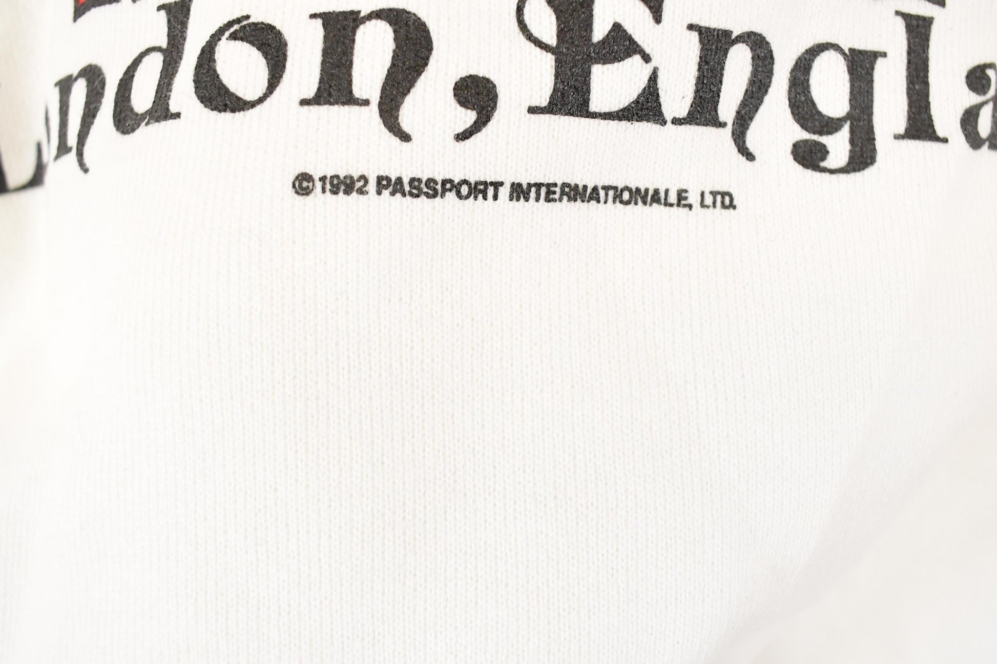Vintage 1992 Jackson's Tavern London England Graphic Print Crewneck Sweatshirt Mens XL from propervintagecanada