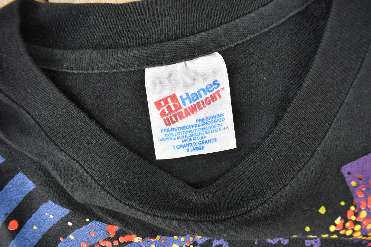 Vintage 1992 Jimi Hendrix Are You Experienced? All Over Print Single Stitch Band T-Shirt from propervintagecanada