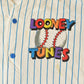 Vintage 1992 Looney Tunes Baseball Jersey Shirt Men's XL / Warner Bros / Cartoon Network / Cartoonist / American Streetwear / Bugs Bunny from propervintagecanada