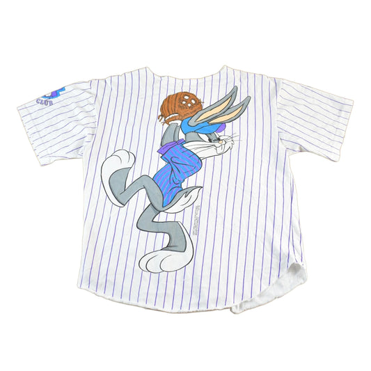Vintage 1992 Looney Tunes Bugs Bunny Baseball Jersey Shirt Men's Medium from propervintagecanada
