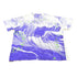Vintage 1992 Midnight Oil Scream in Blue All Over Print Surf Concert T-Shirt Men&