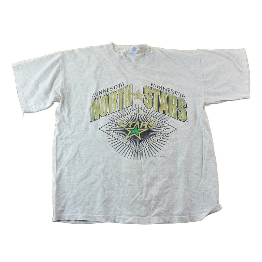 Vintage 1992 Minnesota North Stars NHL Logo 7 Graphic T-Shirt Single Stitch Men's XL from propervintagecanada