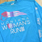 Vintage 1992 Montana Woman's Run Long Sleeve T-Shirt Men's L from propervintagecanada