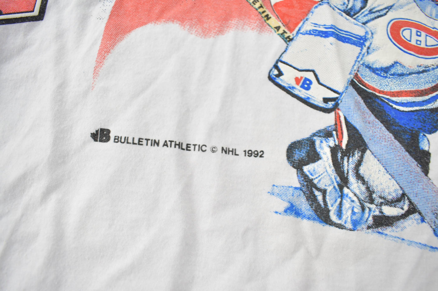 Vintage 1992 Montreal Canadiens NHL All Over Print Graphic T-Shirt Men's 3XL from propervintagecanada