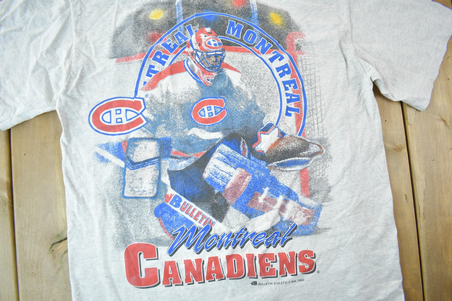 Vintage 1992 Montreal Canadiens NHL Graphic T-Shirt Men's Large from propervintagecanada