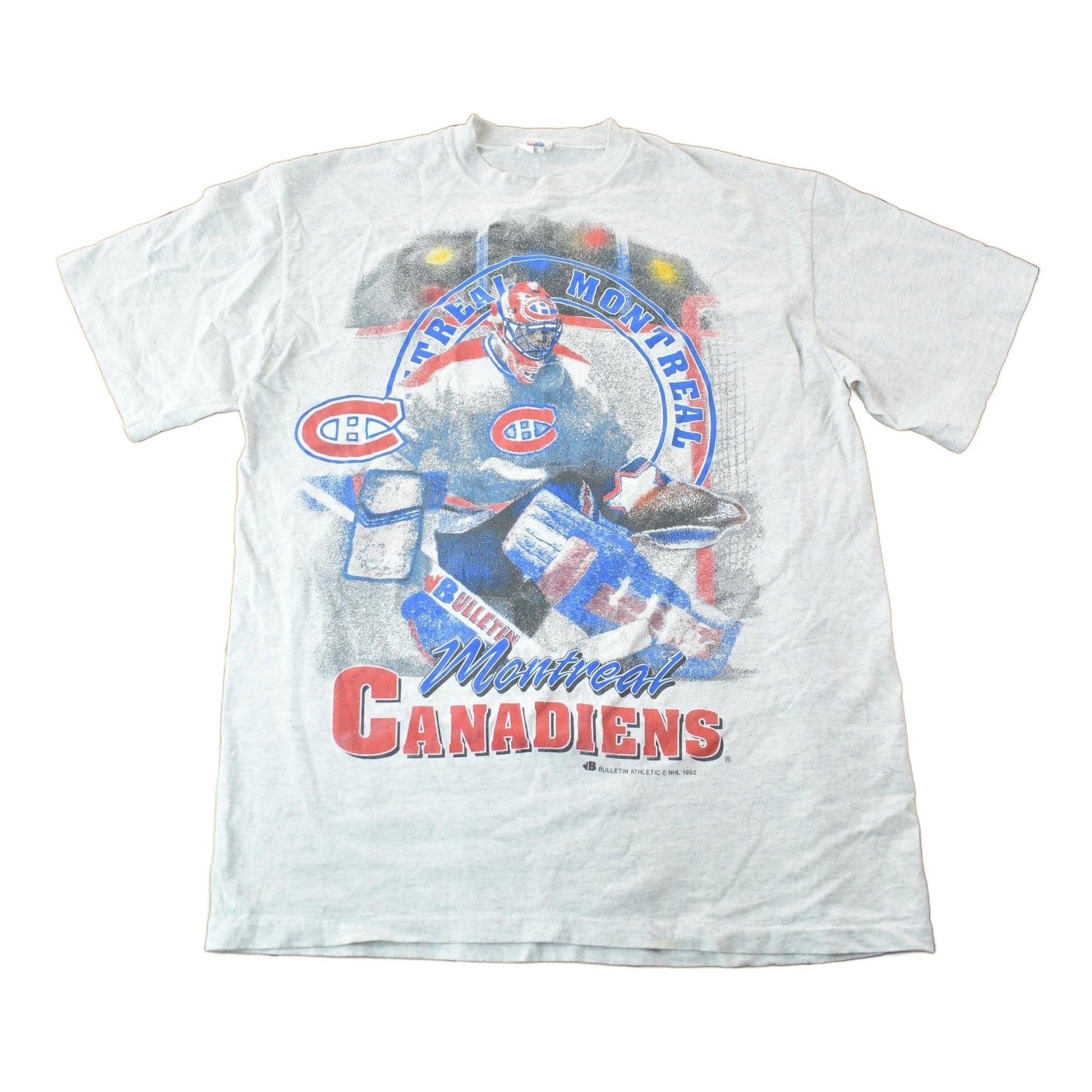 Vintage 1992 Montreal Canadiens NHL Graphic T-Shirt Men's Large from propervintagecanada