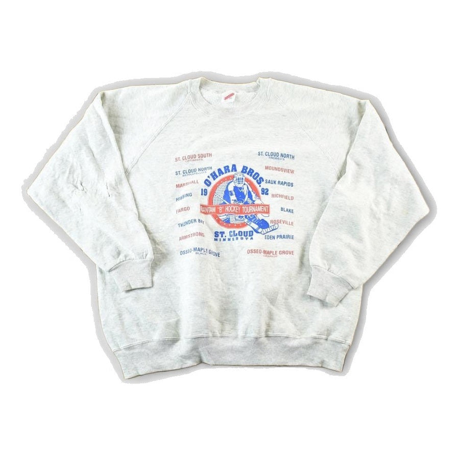 Vintage 1992 Ohara Bros Hockey Crewneck Sweatshirt Mens L from propervintagecanada