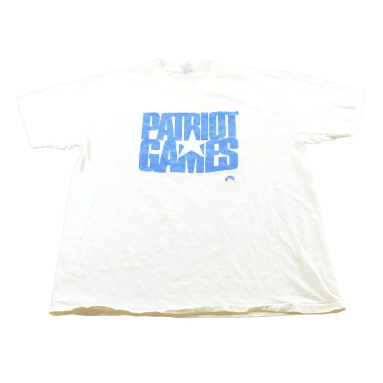 Vintage 1992 Patriot Games Harrison Ford T Shirt Made In USA Mens L from propervintagecanada