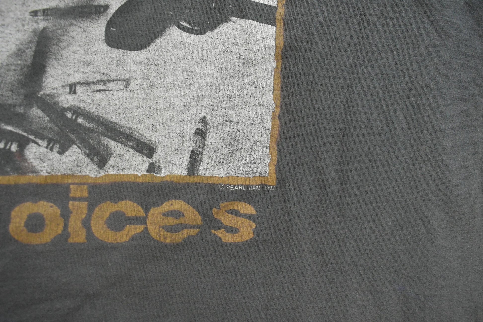 Vintage 1992 Pearl Jam Choices Band T-Shirt Men's XL from propervintagecanada
