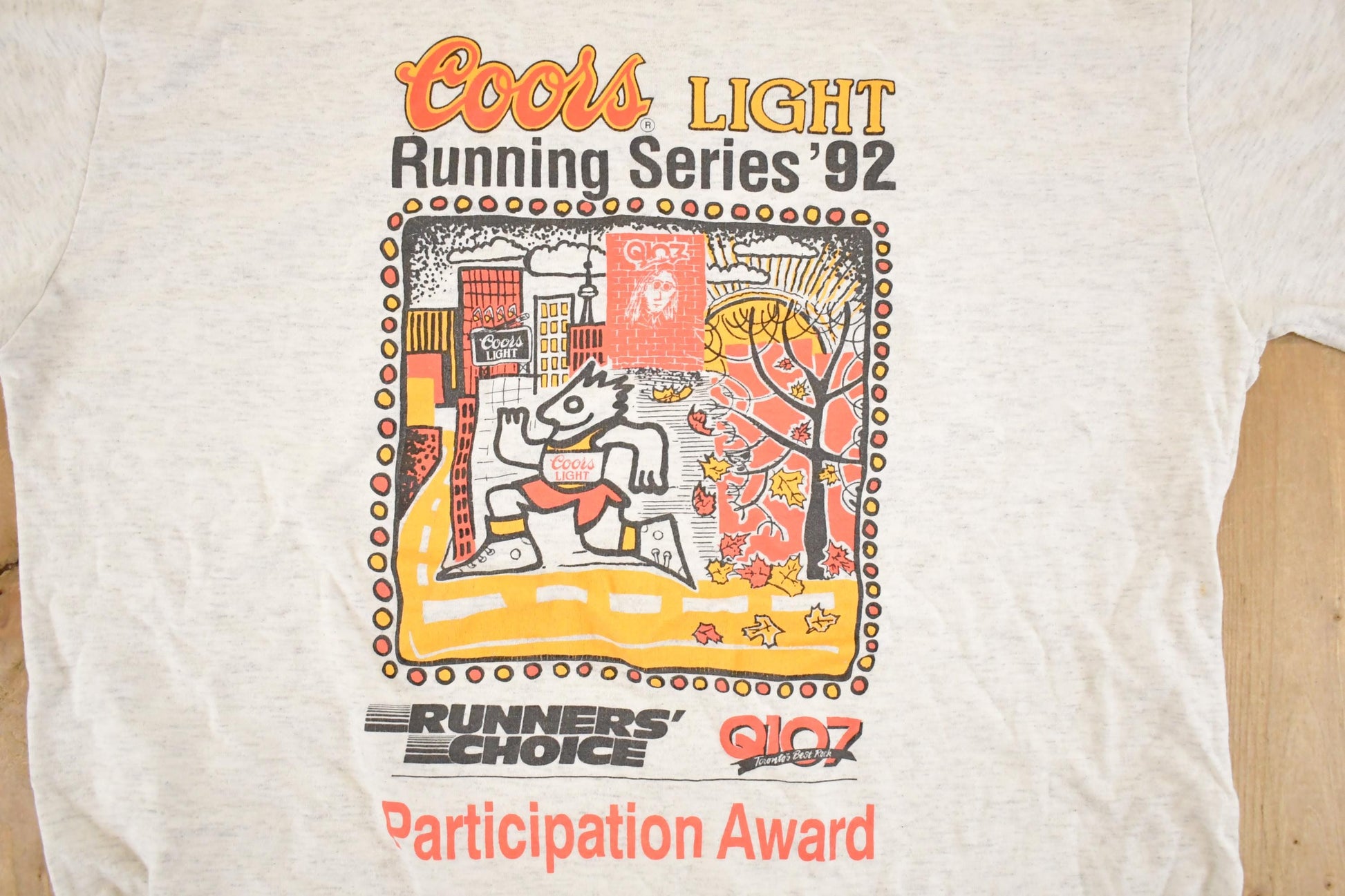 Vintage 1992 Runners Choice T-Shirt, Men's M, Single Stitch Tee from propervintagecanada
