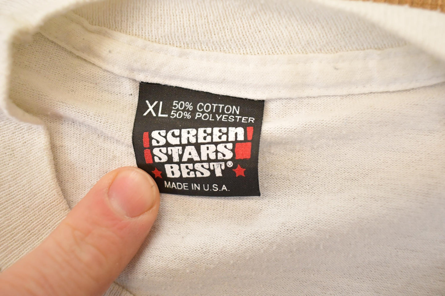 Vintage 1992 Screen Stars Best Turn Back The Clock In Nashwauk Souvenir T-Shirt Men's L from propervintagecanada