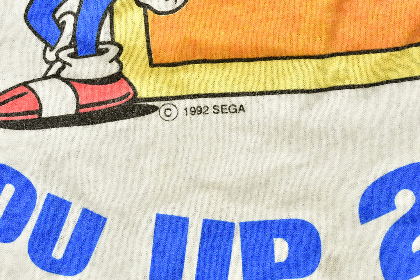 Vintage 1992 Sonic The Hedgehog Sega Promo T-Shirt Men's Medium from propervintagecanada
