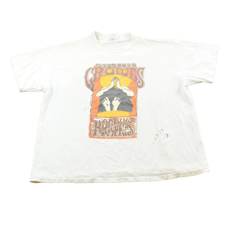 Vintage 1992 The Black Crows High As the Moon Tour Thrashed Rock T-Shirt Mens L from propervintagecanada