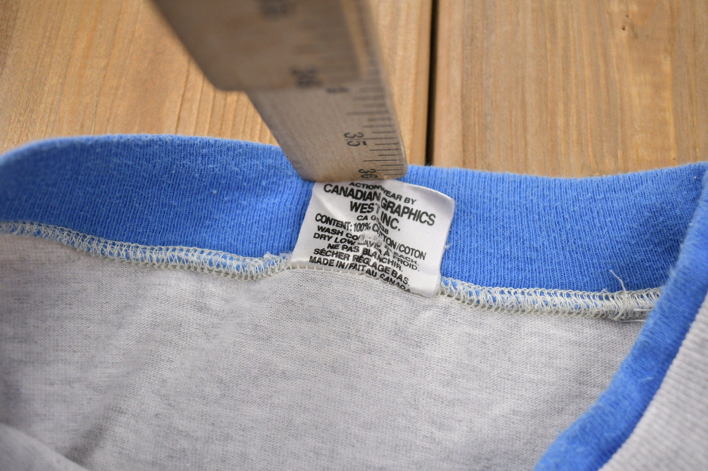 Vintage 1992 Toronto Blue Jays MLB Ringer Graphic T-shirt Men's XL from propervintagecanada