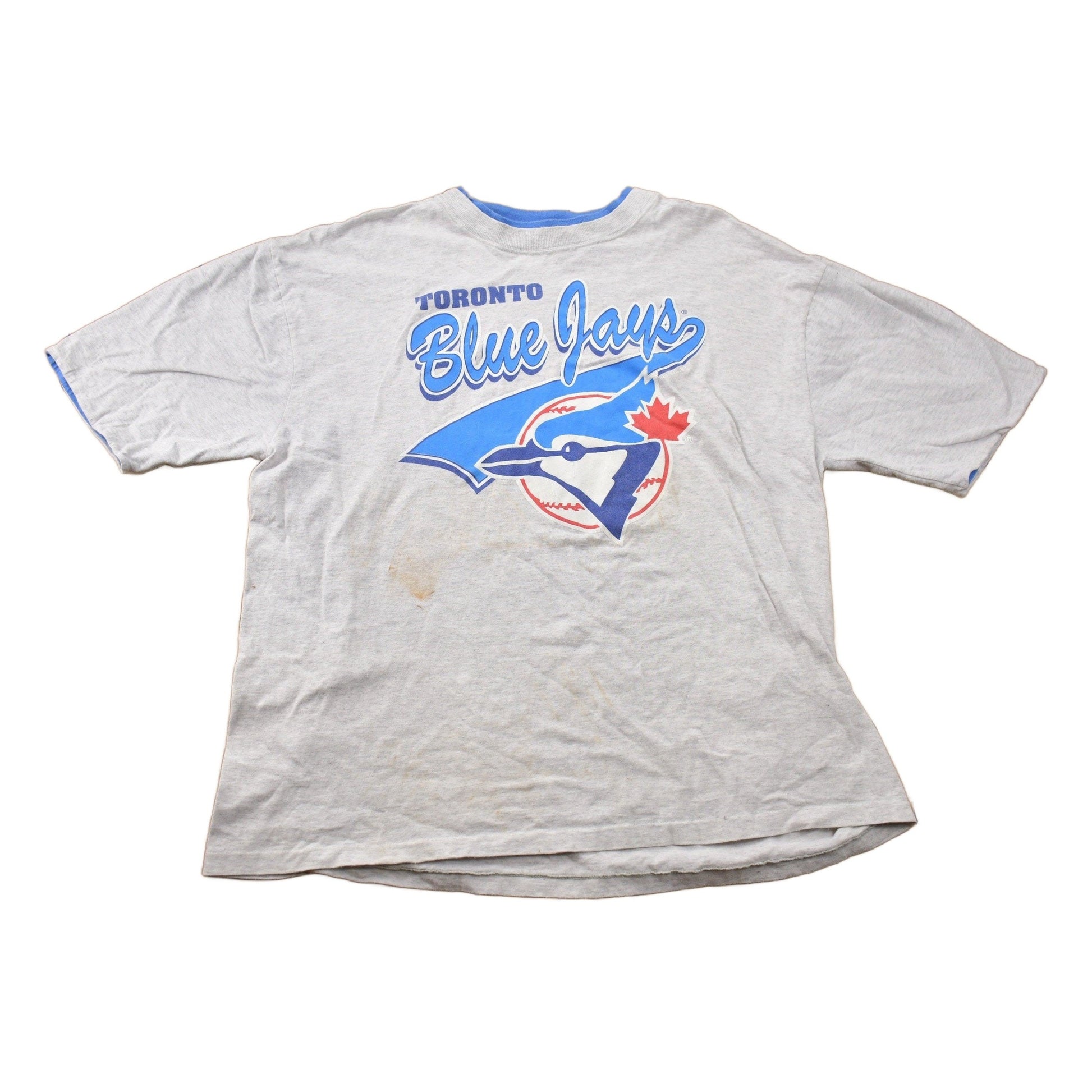 Vintage 1992 Toronto Blue Jays MLB Ringer Graphic T-shirt Men's XL from propervintagecanada