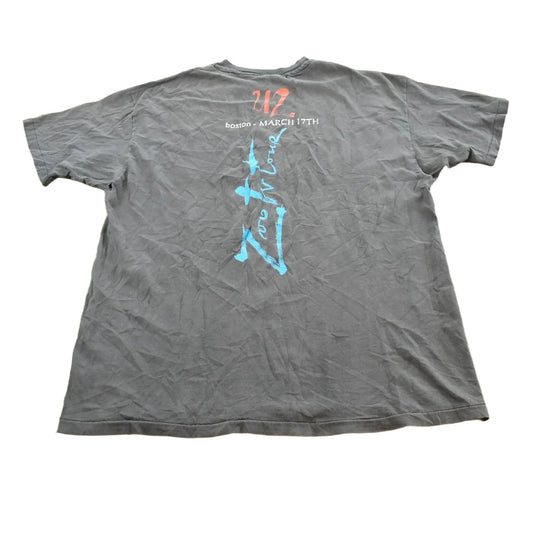 Vintage 1992 U2 Zoo TV Tour Band T-shirt Mens XL from propervintagecanada