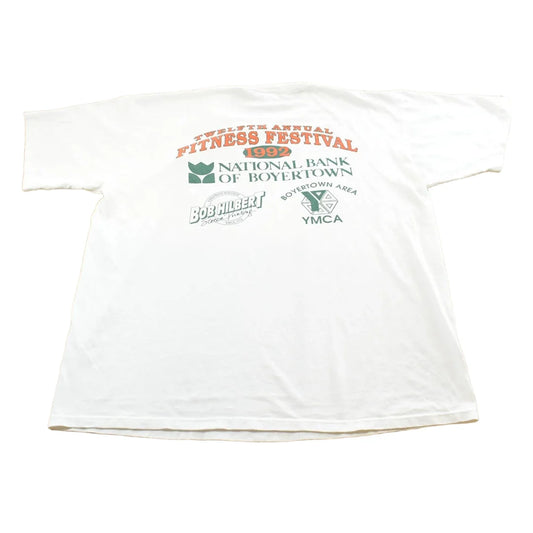 Vintage 1992 YMCA Boyertown Tulip Race Triathalon T-Shirt Mens S Men's XL from propervintagecanada
