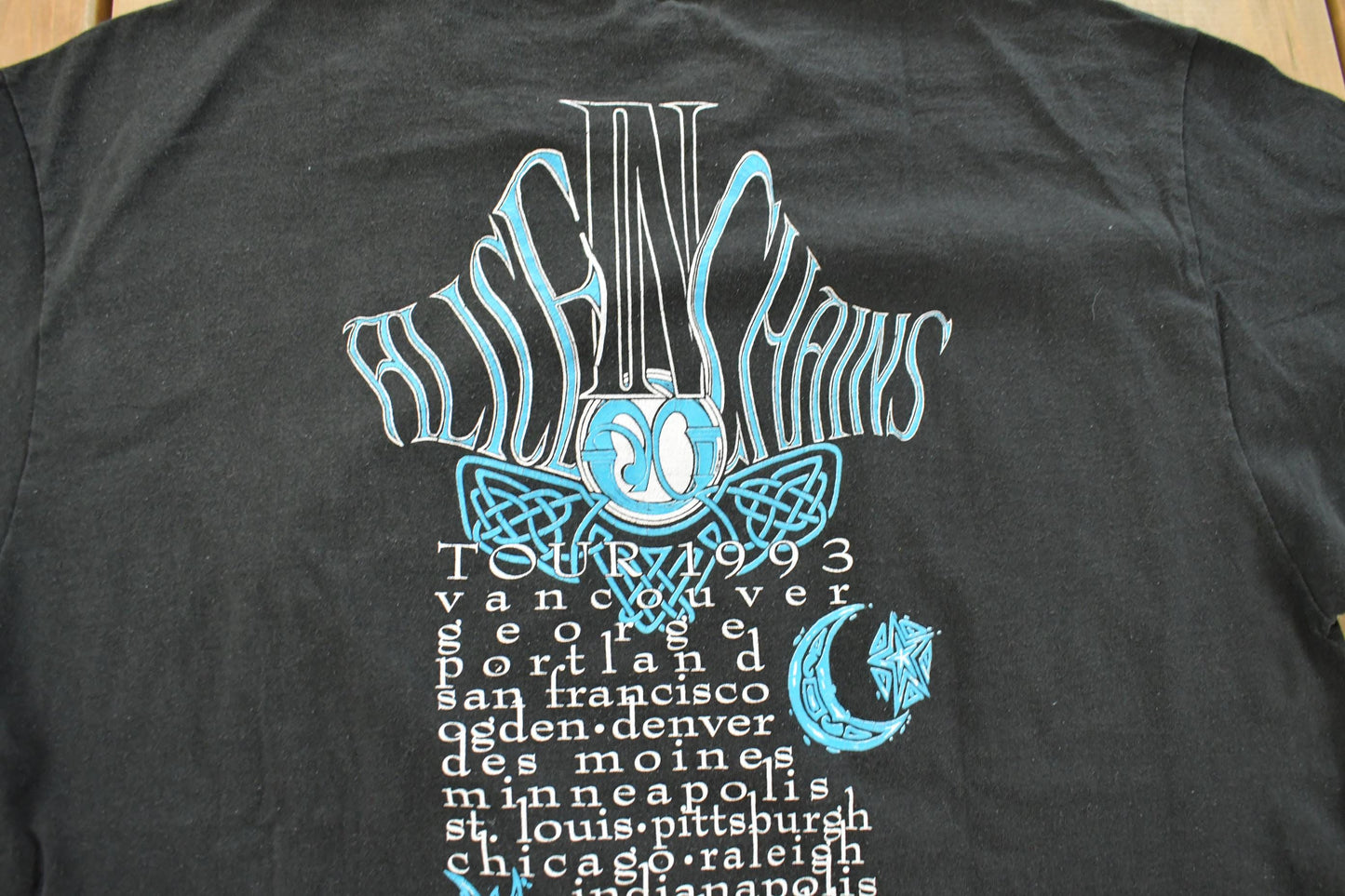 Vintage 1993 Alice In Chains Sick Man Tour T-Shirt Men's XL from propervintagecanada