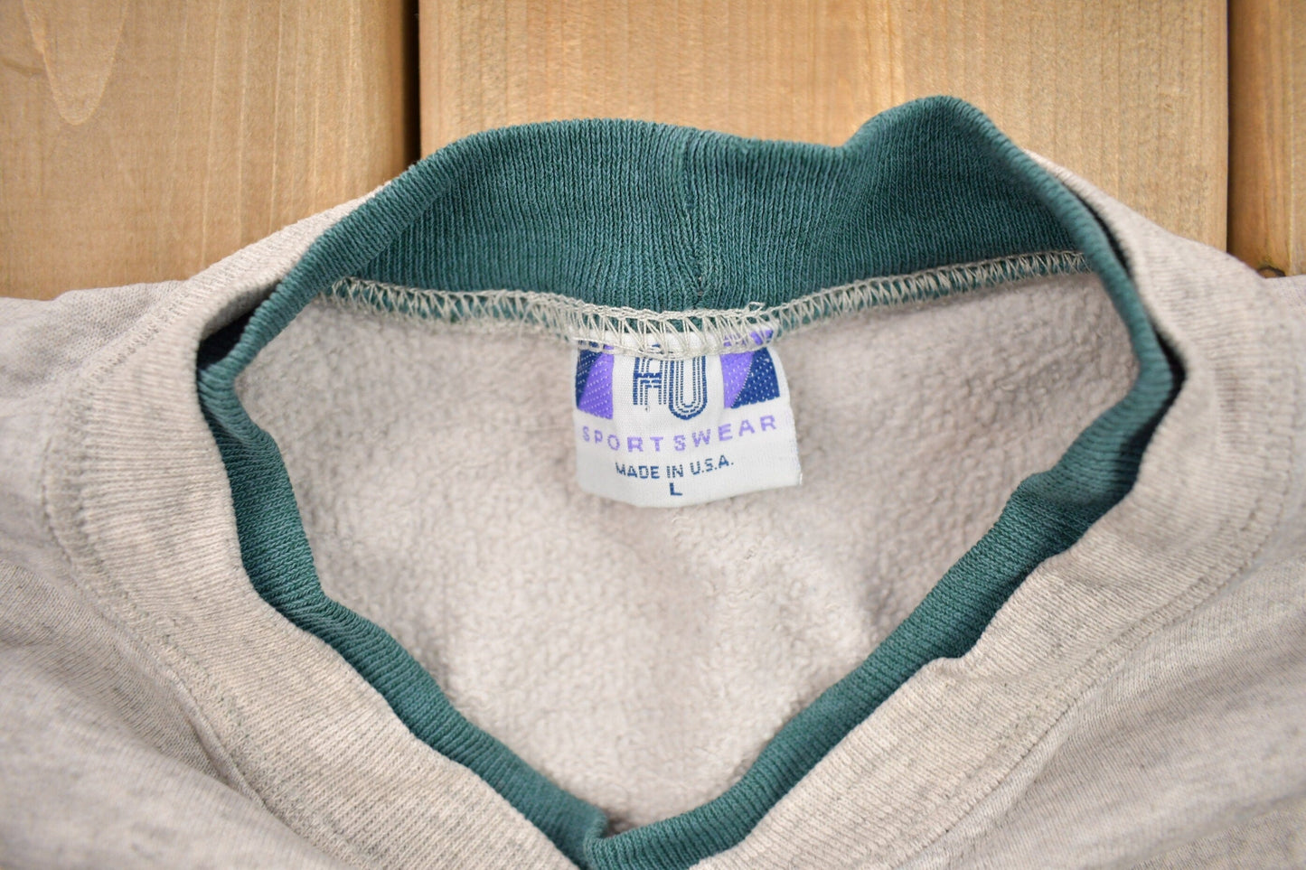 Vintage 1993 Aztec Wolf Theme Crewneck Men's Large from propervintagecanada