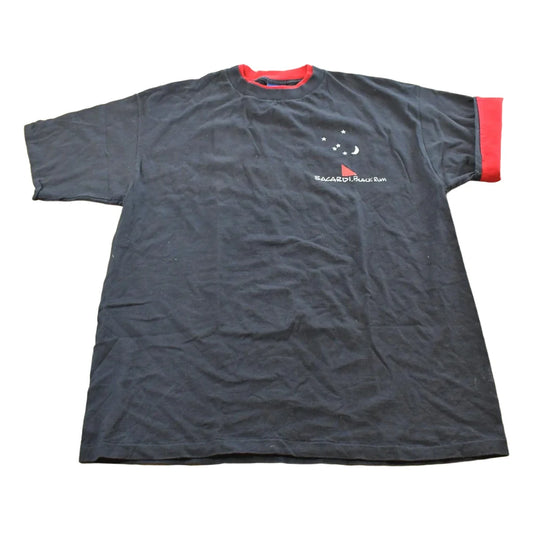 Vintage 1993 Bacardi Black Rum Baltimore Promo Single Stitch T-Shirt Mens XL from propervintagecanada